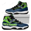 Seattle Seahawks Air Jordan 11 Sneakers
