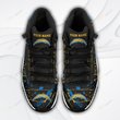 Los Angeles Chargers Air Jordan 11 Sneakers