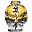 Boston Bruins Hoodie 3d T16