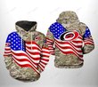 Carolina Hurricanes Hoodie 3d T7