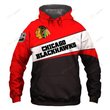 Chicago Blackhawks Hoodie 3d T9