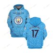 Manchester City 3D All Over Print Hoodie T-Shirt