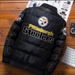 Pittsburgh Steelers Custom Name Down Jacket Shirt