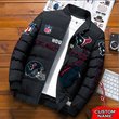 Houston Texans Custom Name Down Jacket Shirt