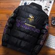 Minnesota Vikings Custom Name Down Jacket Shirt