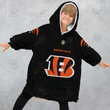 Personalized NFL Cincinnati Bengals Oodie, Flanket, Blanket Hoodie, Snuggie
