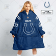 Personalized NFL Indianapolis Colts Oodie, Flanket, Blanket Hoodie, Snuggie