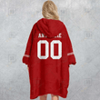 Personalized San Francisco 49ers Oodie, Flanket, Blanket Hoodie, Snuggie