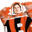 Cincinnati Bengals Oodie Blanket Hoodie Snuggie Hoodies For All Family