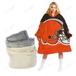 Cleveland Browns Oodie Blanket Hoodie Snuggie Hoodies For All Family