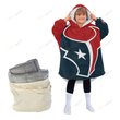 Houston Texans Oodie Blanket Hoodie Snuggie Hoodies For All Family