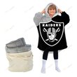 Las Vegas Raiders Oodie Blanket Hoodie Snuggie Hoodies For All Family