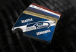 Seattle Seahawks- Blocking Metal Wallets