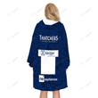 PREMIERSHIP RUGBY BRISTOL BEARS 2022/23 HOME KIT Oodie, Flanket, Blanket Hoodie, Snuggie
