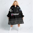 PREMIERSHIP RUGBY NEWCASTLE FALCONS 2022/23 HOME KIT Oodie, Flanket, Blanket Hoodie, Snuggie
