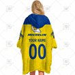 Personalized Top14 ASM Clermont Auvergne Rugby Jersey Style 3D Oodie, Flanket, Blanket Hoodie, Snuggie