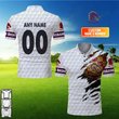 Personalized Golf x NRL Brisbane Broncos Polo Shirt