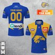 Personalized 2023 AFL West Coast Eagles Jerseys Polo Shirt