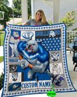 Personalized Canterbury Bankstown Bulldogs Mascot Quilt Blanket