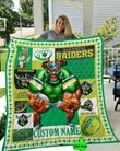 Personalized Canberra Raiders Mascot Quilt Blanket