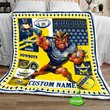 Personalized North Queensland Cowboys Mascot Quilt Blanket