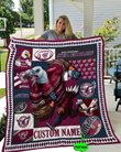 Personalized Manly-Warringah Sea Eagles Mascot Quilt Blanket NRL