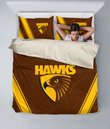 AFL Hawthorn Hawks Doona Cover