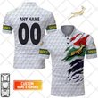 Personalized Golf Springboks South African Polo Shirt