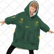 Personalized Rugby World Cup 2023 Springboks South Africa Rugby Jersey Style | Oodie, Flanket, Blanket Hoodie, Snuggie
