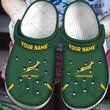 Personalized South Africa Springboks Clogs
