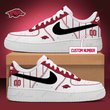 PERSONALIZED Arkansas Razorbacks Air Force Sneakers
