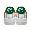 PERSONALIZED Miami Hurricanes Air Force Sneakers