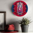 Los Angeles Angels Wooden Clock