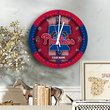 Philadelphia Phillies Wooden Clock