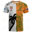 Custom Fiji And Australia Rugby T Shirt World Cup 2023 Together