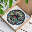 Penrith Panthers Champions NRL 2024 Stained Glass Suncatcher for Window Hanging