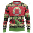 3D Jurassic Park Clever Girl Ugly Christmas Custom Ugly Sweater