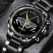 Pink Floyd Black Stainless Steel Watch
