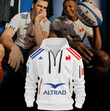 Away Hoodie XV de France FFR 2024/2025 white
