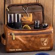 Norwich City Leather Toiletry Bag