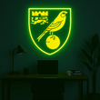 Norwich City F.C Neon Design for Fans Gift|Cave Decor Neon Light Signs