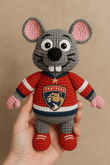 Handmade Mascot Inspired Amigurumi | FPanthers Crochet Mouse Plush
