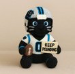 Handmade Carolina Panthers Crochet | with Glasses & Chains | Gift for fans