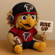 Handmade Atlanta Falcons Crochet | with Glasses & Chains | Gift for fans