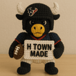 Handmade Houston Texans Crochet | with Glasses & Chains | Gift for fans