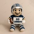 Handmade Dallas Cowboys Crochet | with Glasses & Chains | Gift for fans