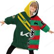 South Sydney Rabbitohs NRL Mix Kangaroos Hoodie Blanket Shirt