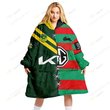 South Sydney Rabbitohs NRL Mix Kangaroos Hoodie Blanket Shirt