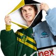Cronulla Sutherland Sharks NRL Mix Kangaroos Hoodie Blanket Shirt