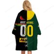 Penrith Panthers NRL Mix Kangaroos Hoodie Blanket Shirt